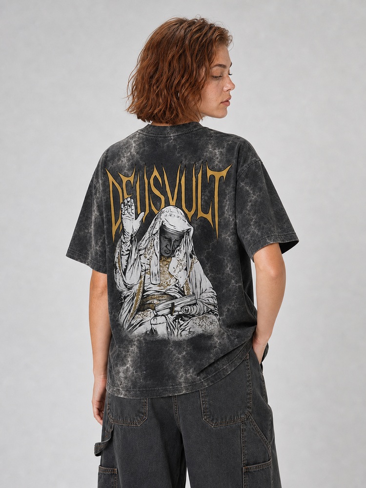 Masked King Eco Oversized Graphic Tees · GRS Certified