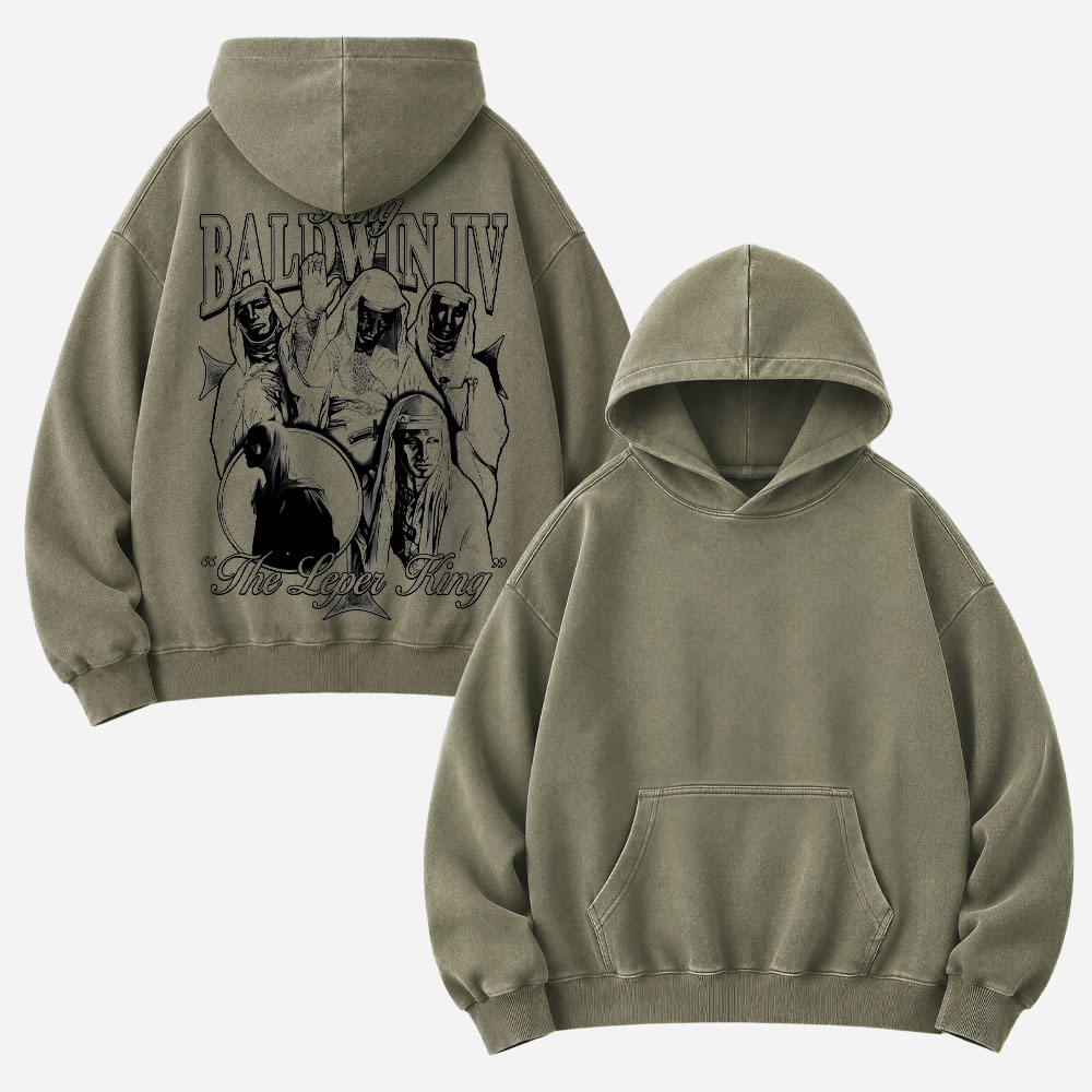 Masked King Vintage Washed Hoodie