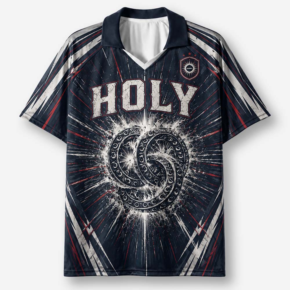 Radiant Eye Graphic Collar Jersey