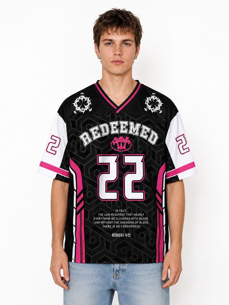 Forgiveness Graphic Mesh Jersey
