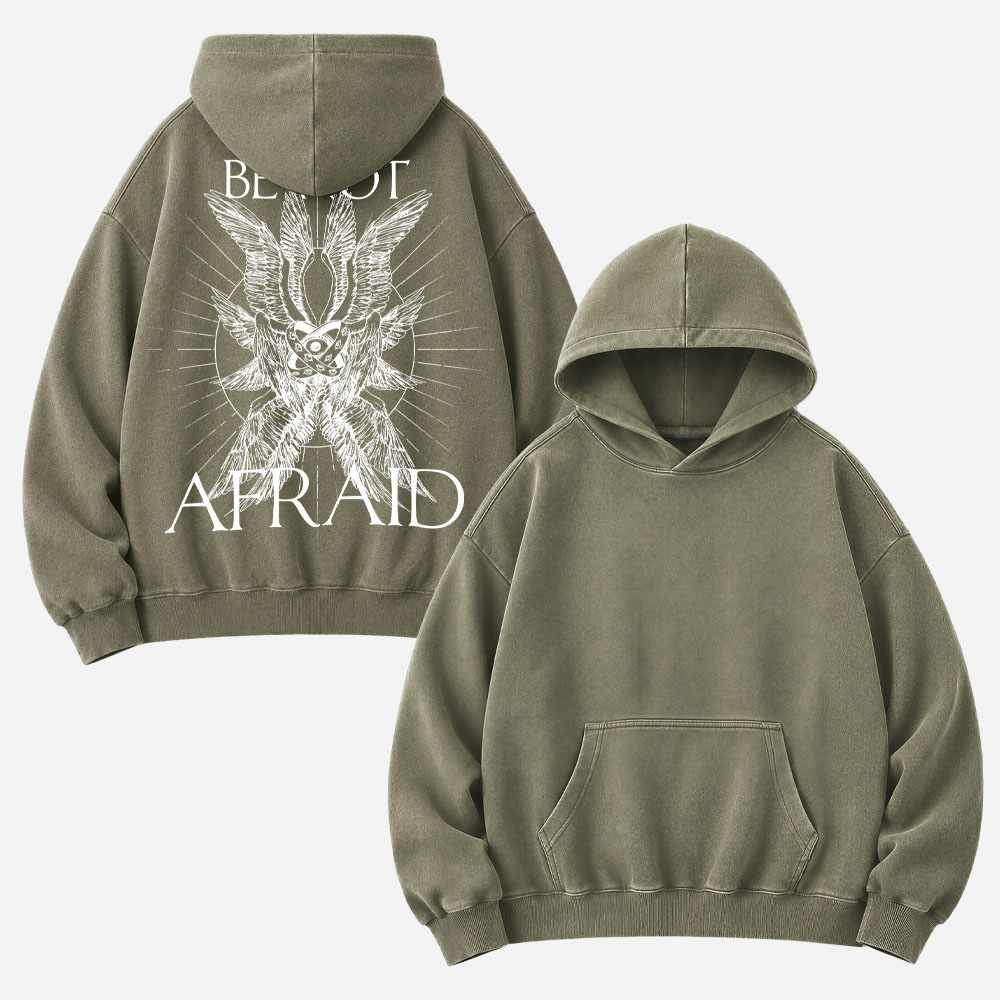 Fearless Eye Wing Vintage Washed Hoodie
