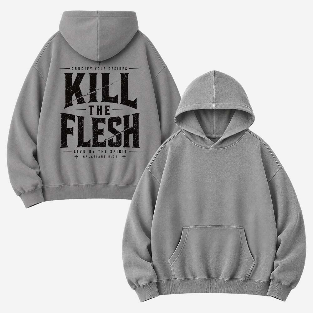 Kill the Flesh Vintage Washed Hoodie