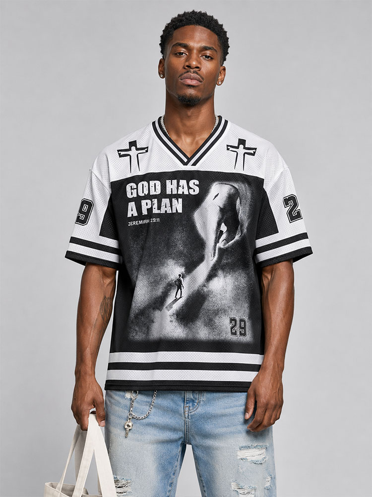 Has A Plan Graphic Mesh Jersey