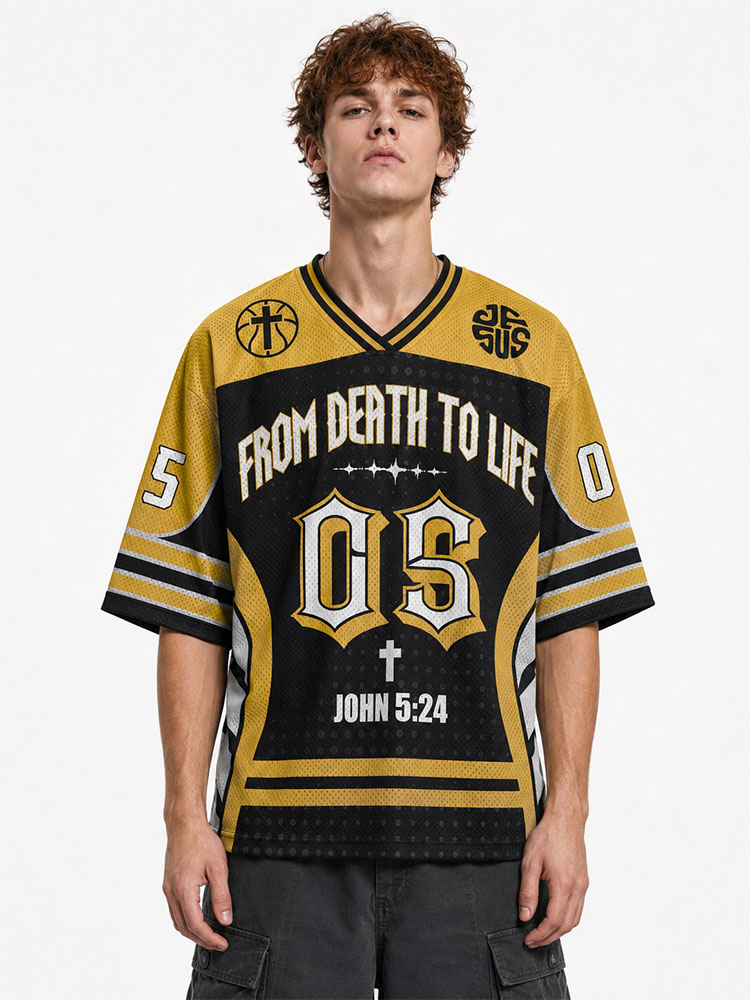 Crossover Graphic Mesh Jersey