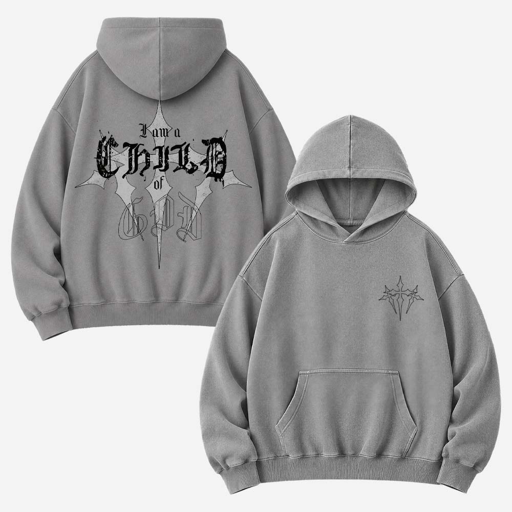 Child Emblem Vintage Washed Hoodie