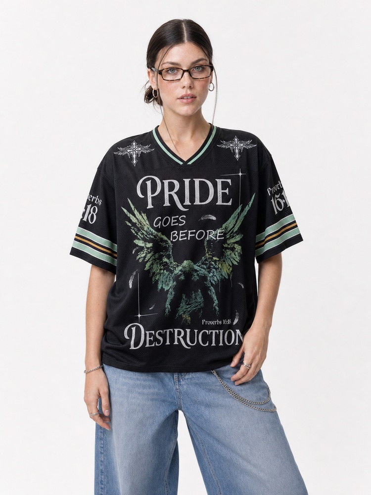 Fallen Graphic Mesh Jersey