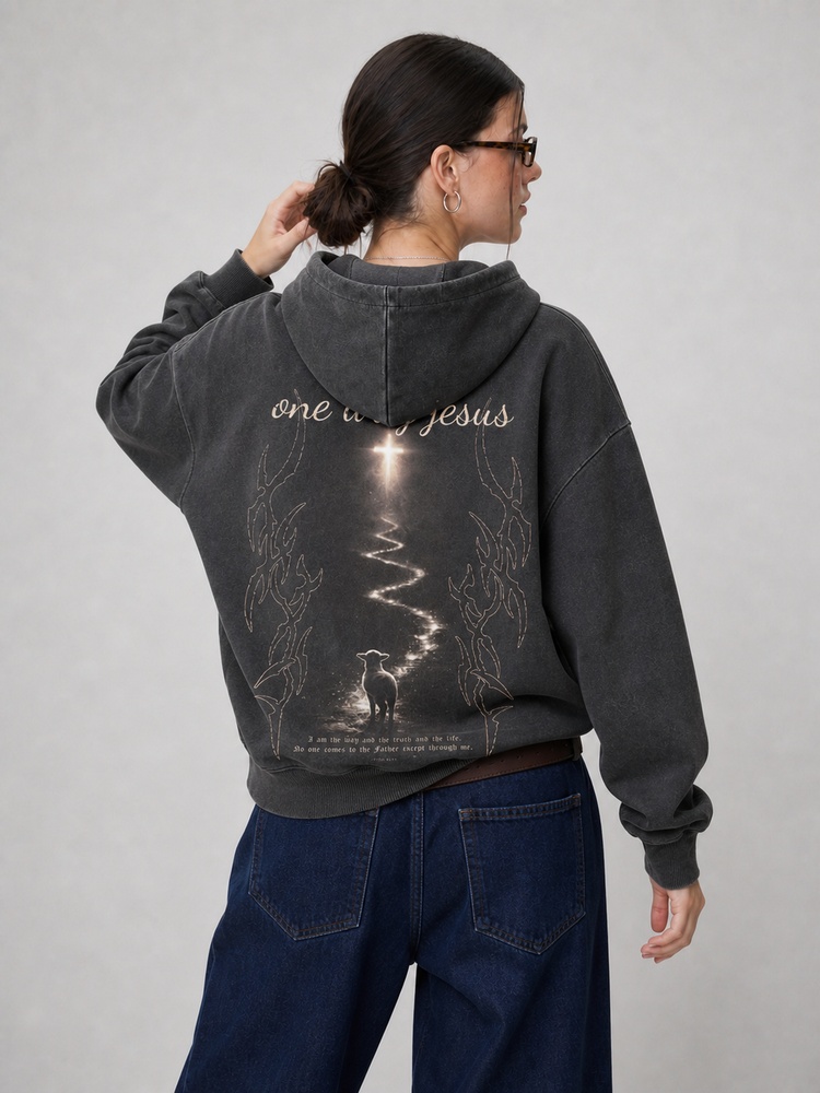 Light Path Vintage Washed Hoodie
