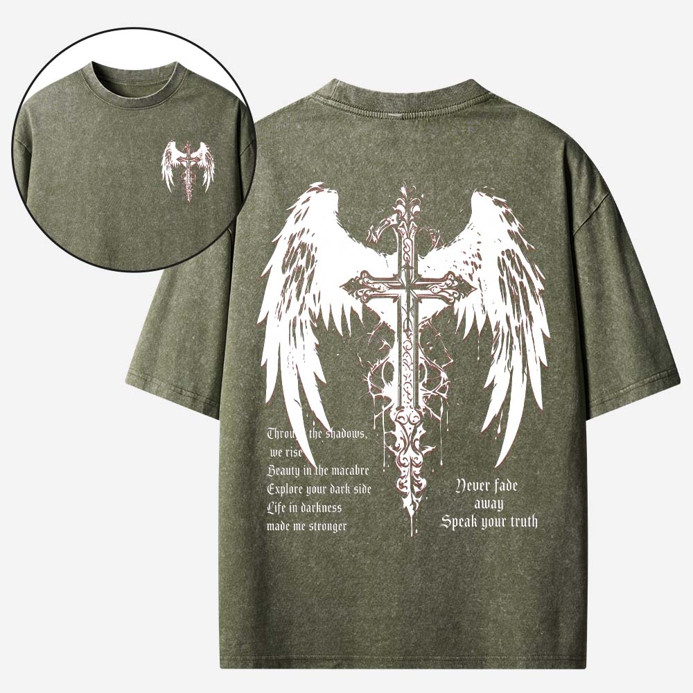 Winged Emblem Vintage Washed T-Shirt