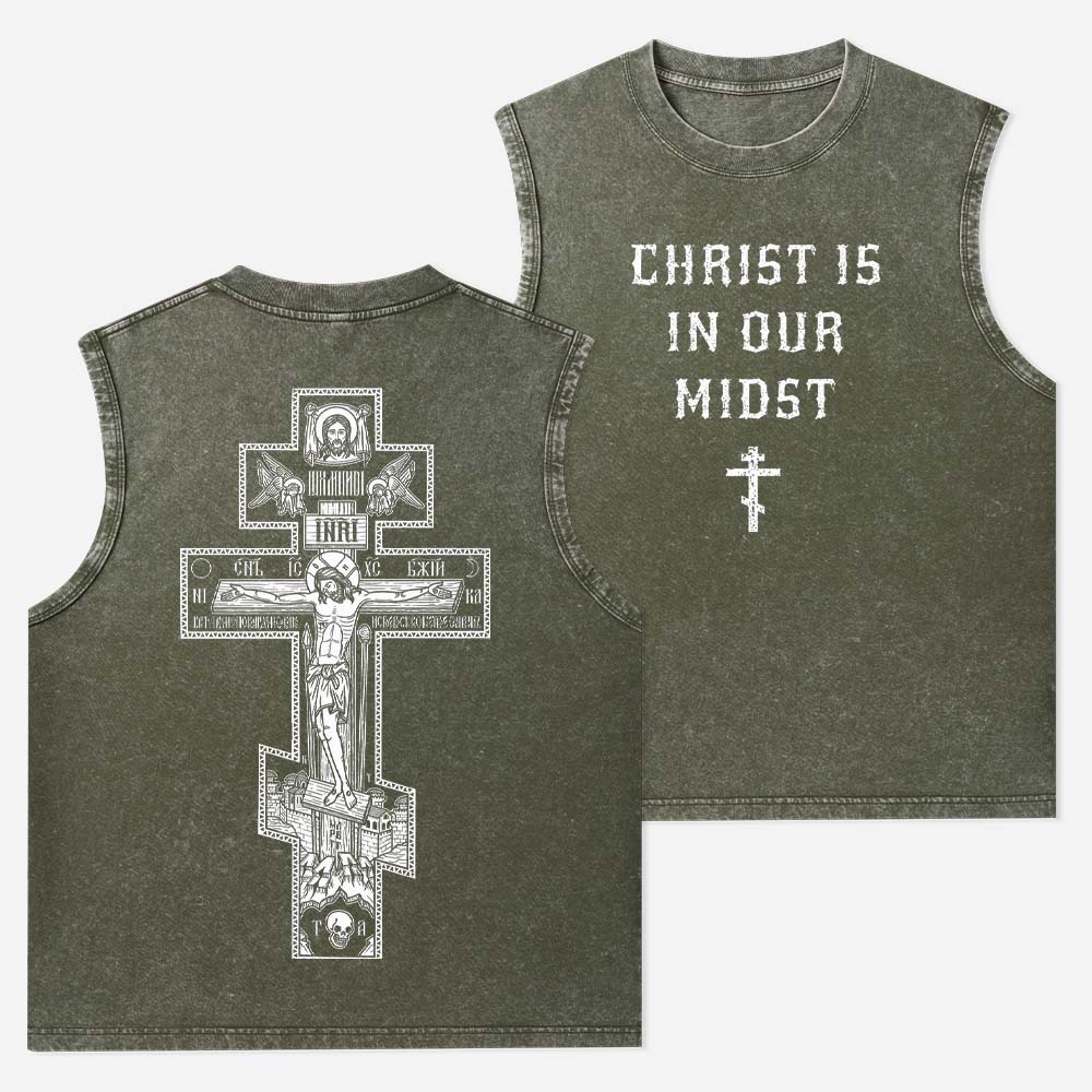 Ornate Relic Vintage Washed Tank Top