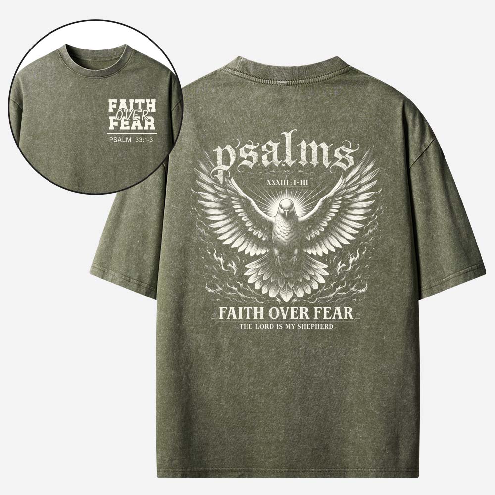 Dove Graphic Vintage Washed T-Shirt