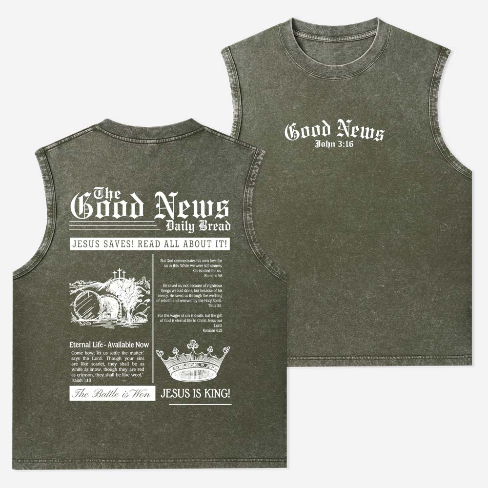 The Good News Vintage Washed Tank Top