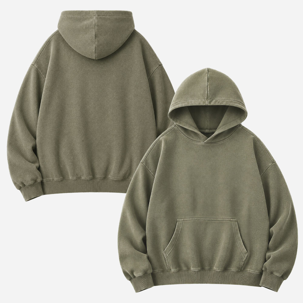 Vintage Washed Oversized Hoodie