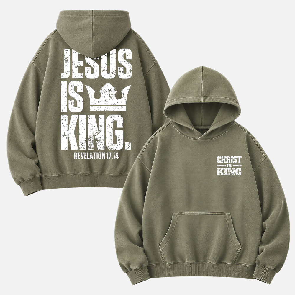 Crown Statement Vintage Washed Hoodie
