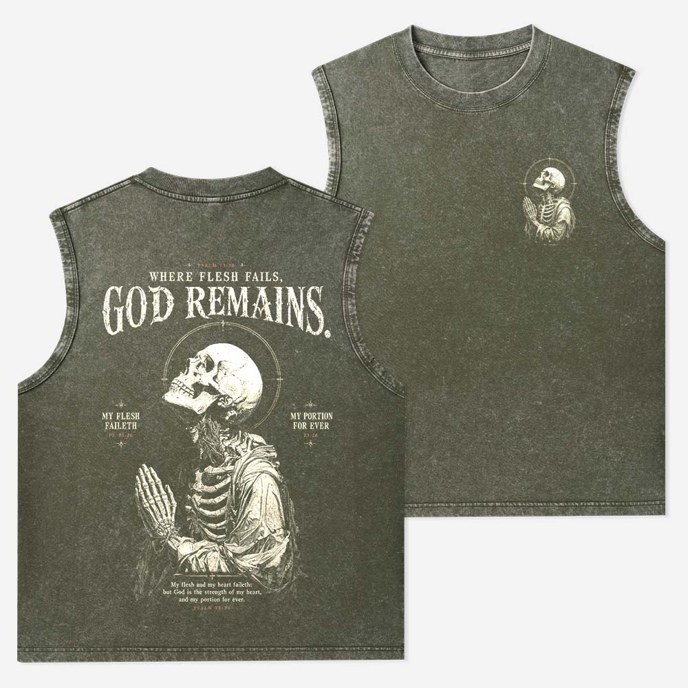 Mortal Remains Vintage Washed Tank Top