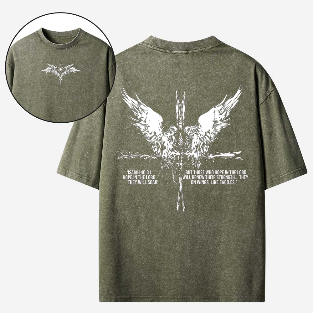 Winged Sword Vintage Washed T-Shirt