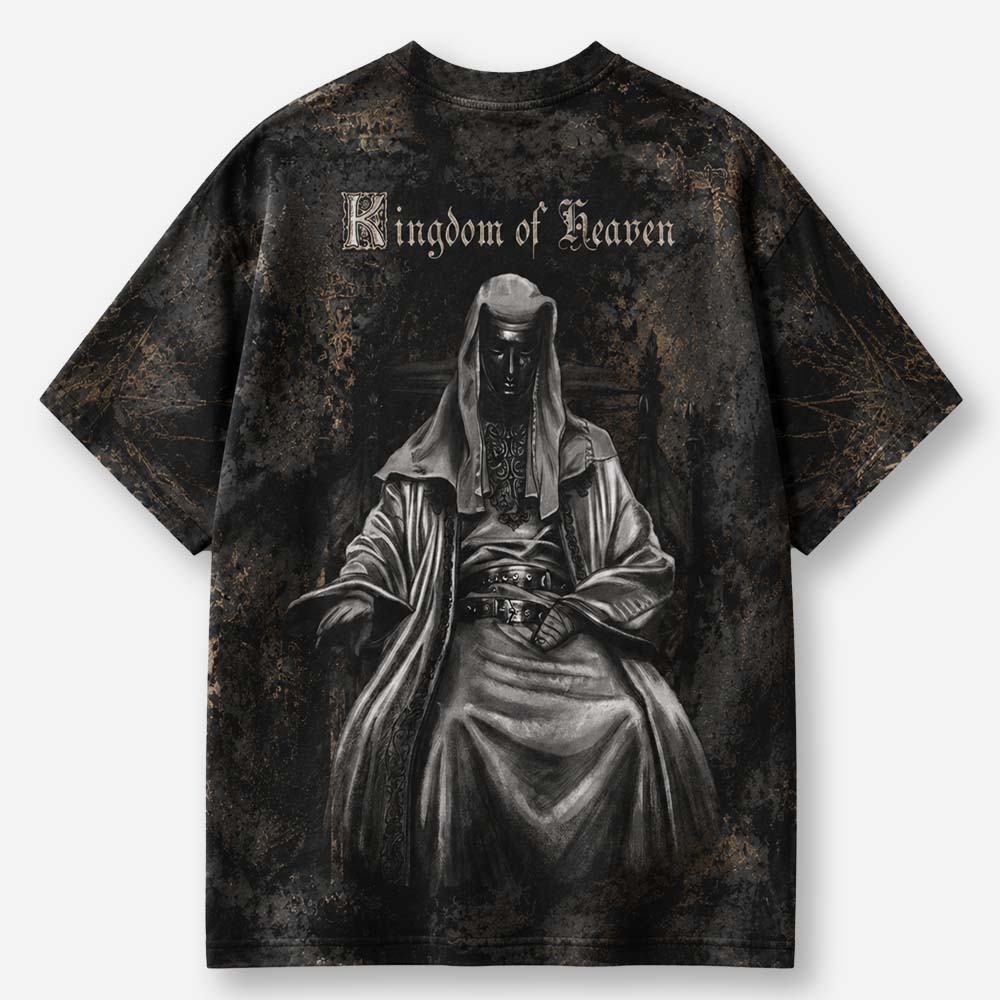 Masked King Eco Oversized Graphic Tees · GRS Certified