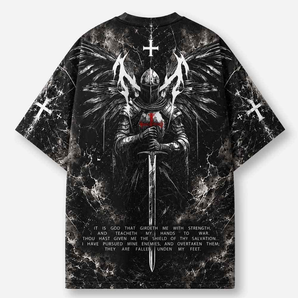 Winged Knight All-Over Print T-Shirt