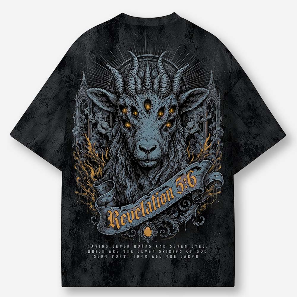 Horned Oracle Eco Oversized Graphic Tees · GRS Certified