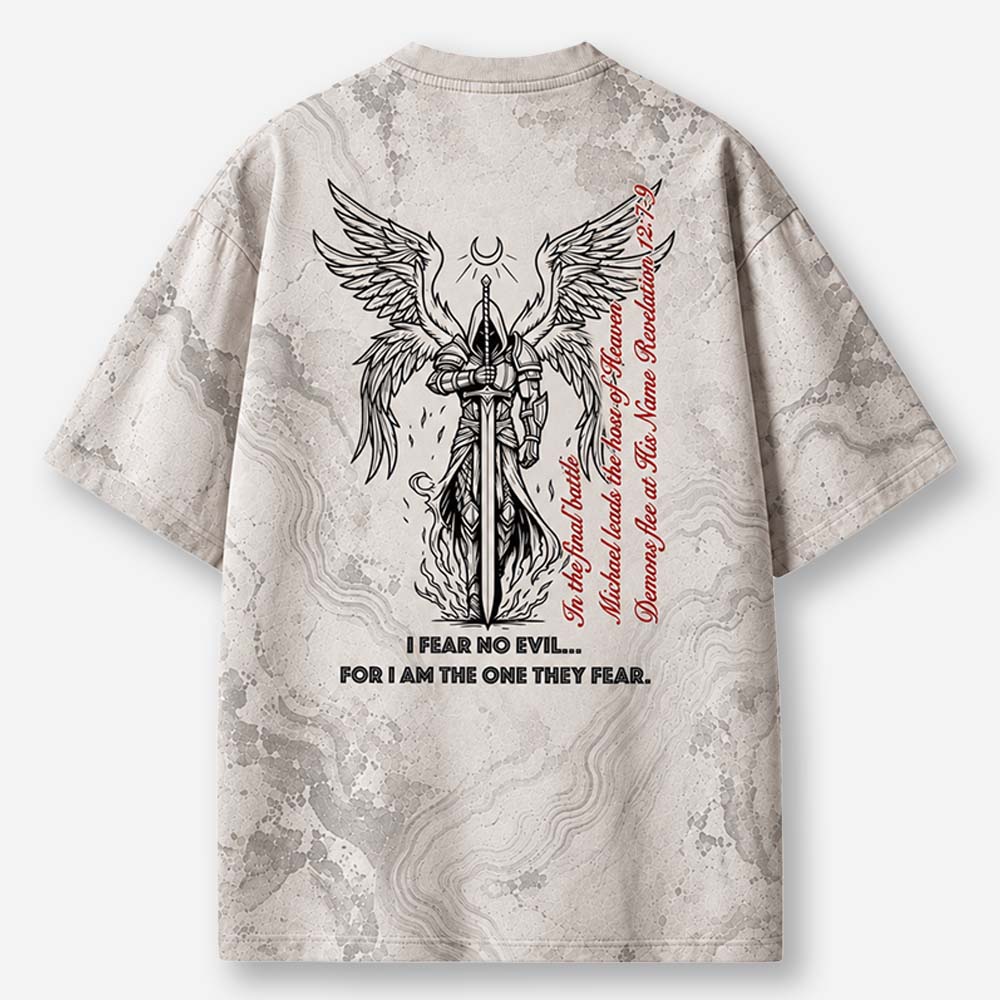 Fearless Sword Eco Oversized Graphic Tees · GRS Certified