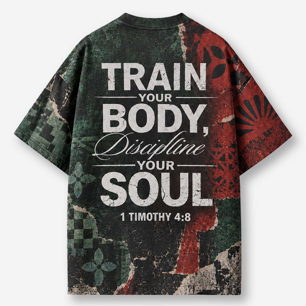 Body Discipline Eco Oversized Graphic Tees · GRS Certified