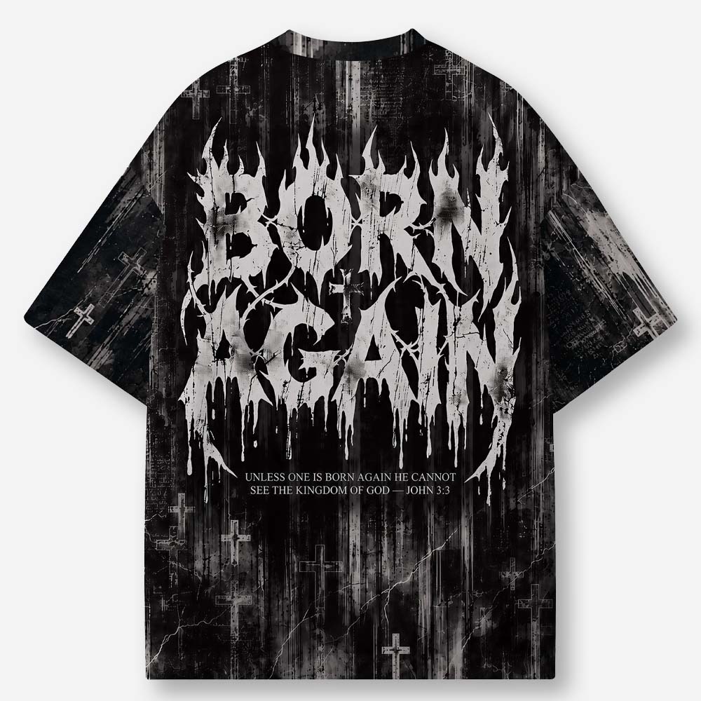 Born Again Eco Oversized Graphic Tees · GRS Certified