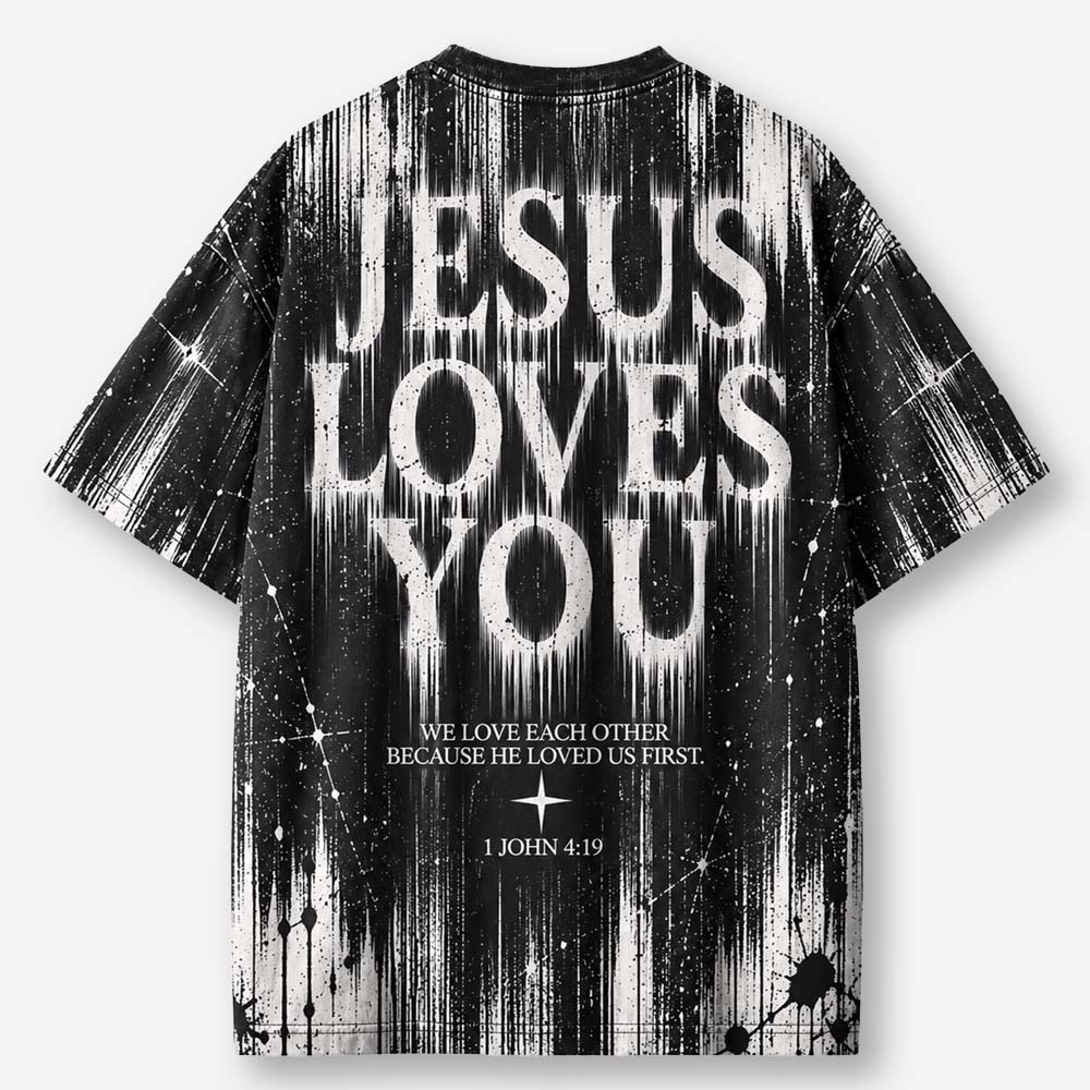 Love Statement Eco Oversized Graphic Tees · GRS Certified