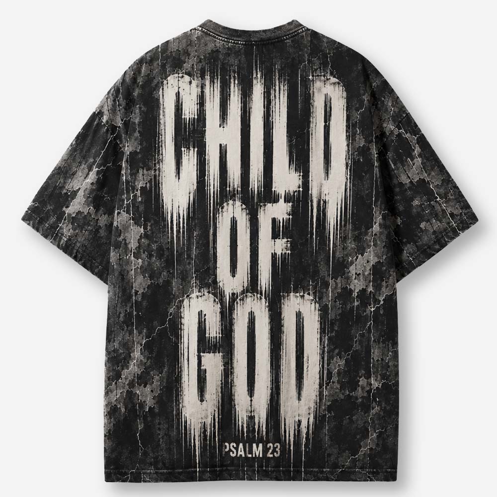 Child Identity Eco Oversized Graphic Tees · GRS Certified