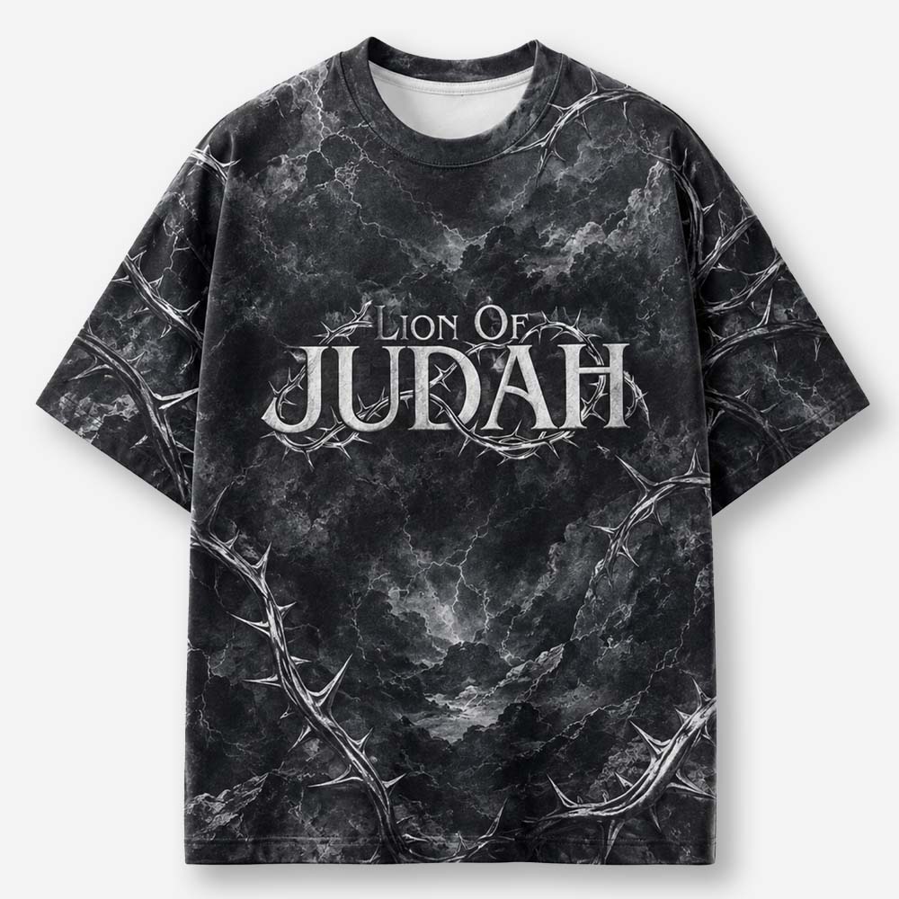 Crowned Lion Eco Oversized Graphic Tees · GRS Certified
