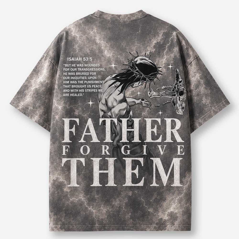 Forgiveness Eco Oversized Graphic Tees · GRS Certified