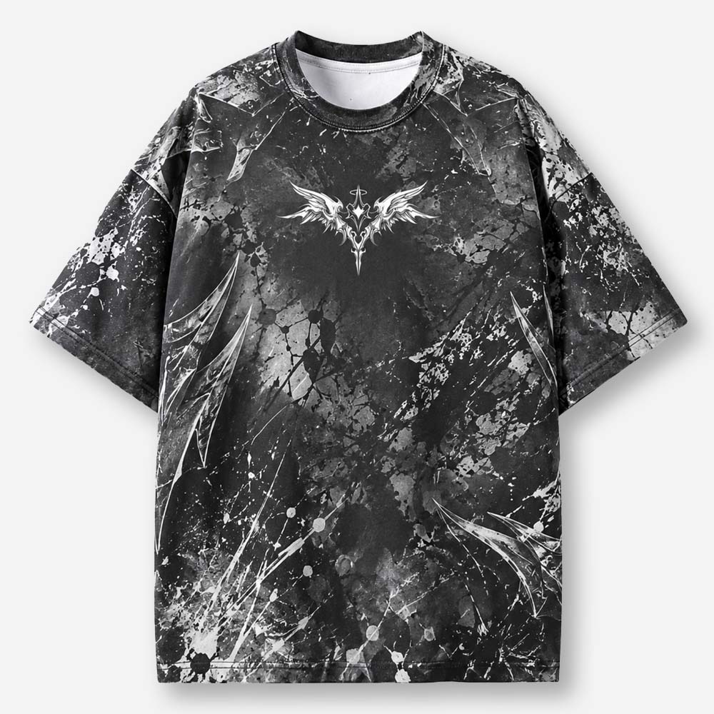 Winged Sword Eco Oversized Graphic Tees · GRS Certified