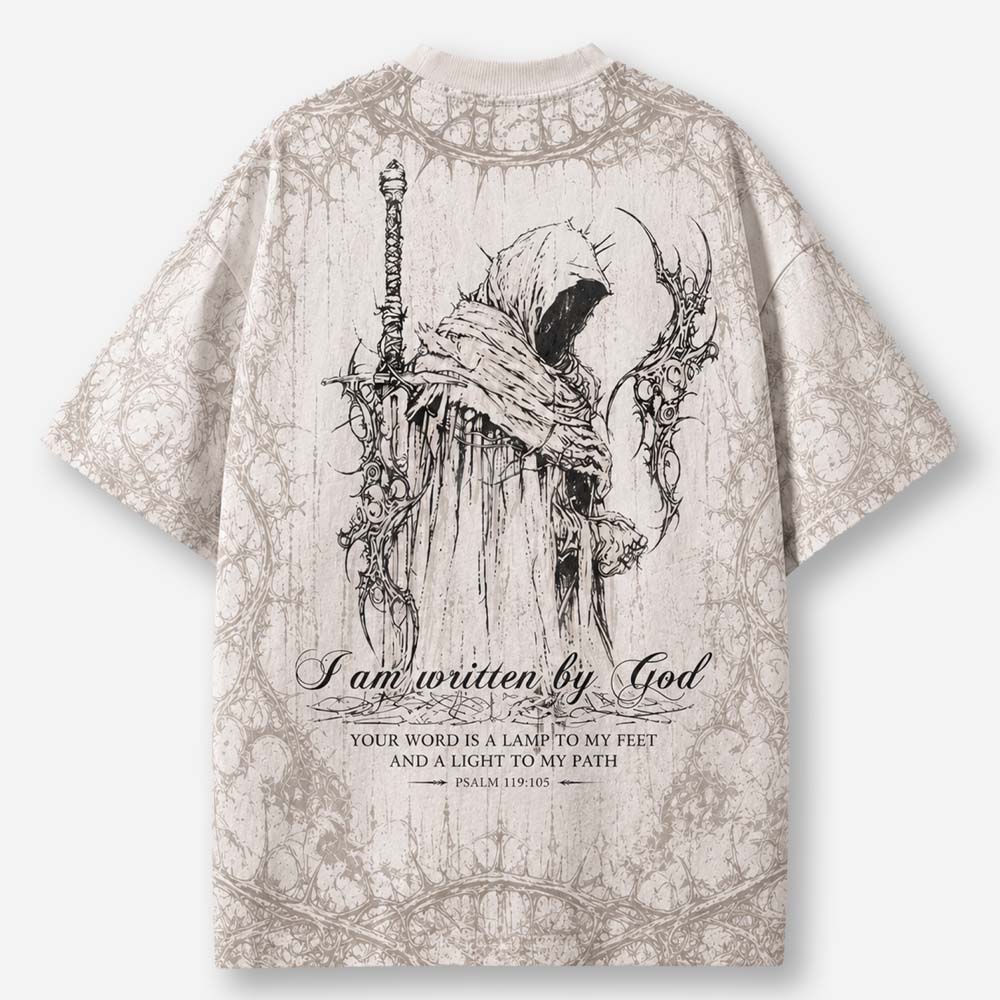 Silent Oath Grim Warrior Eco Oversized Graphic Tees · GRS Certified