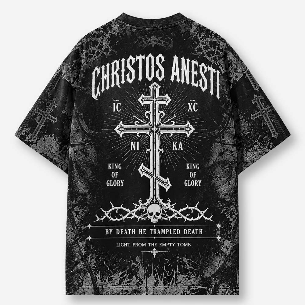 Victory Emblem Eco Oversized Graphic Tees · GRS Certified