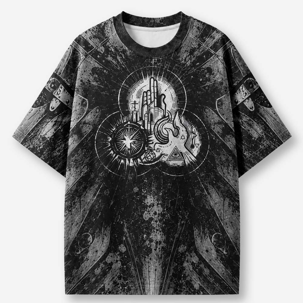 Word Emblem Eco Oversized Graphic Tees · GRS Certified