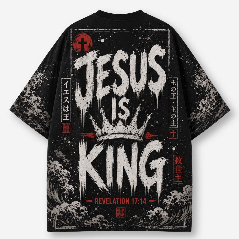 Crown Statement Eco Oversized Graphic Tees · GRS Certified