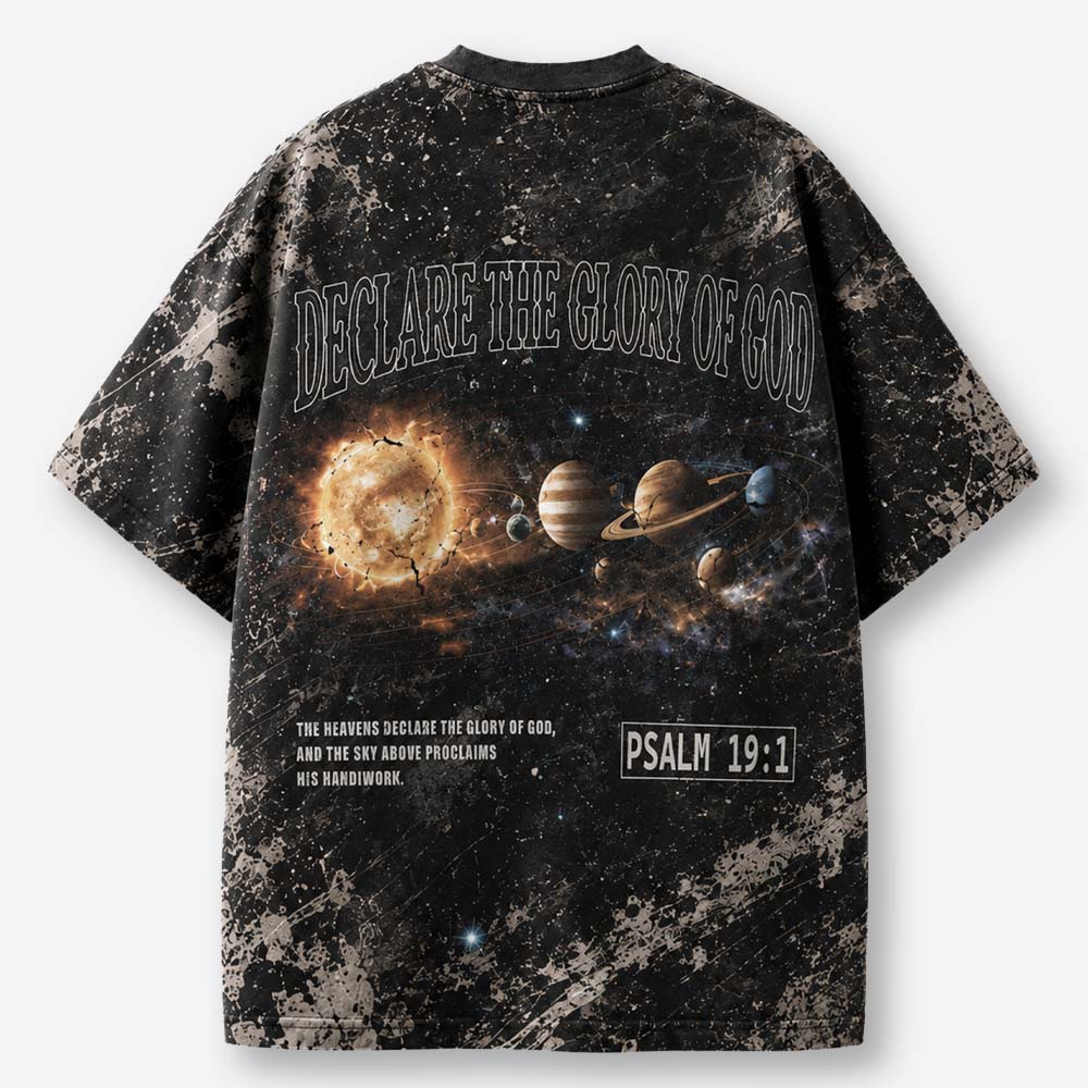 Celestial Wonder Eco Oversized Graphic Tees · GRS Certified