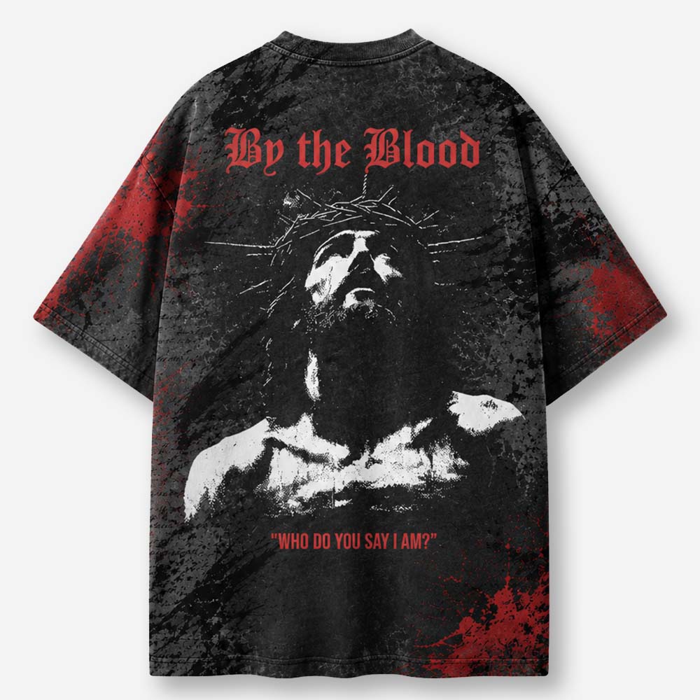By The Blood All-Over Print T-Shirt