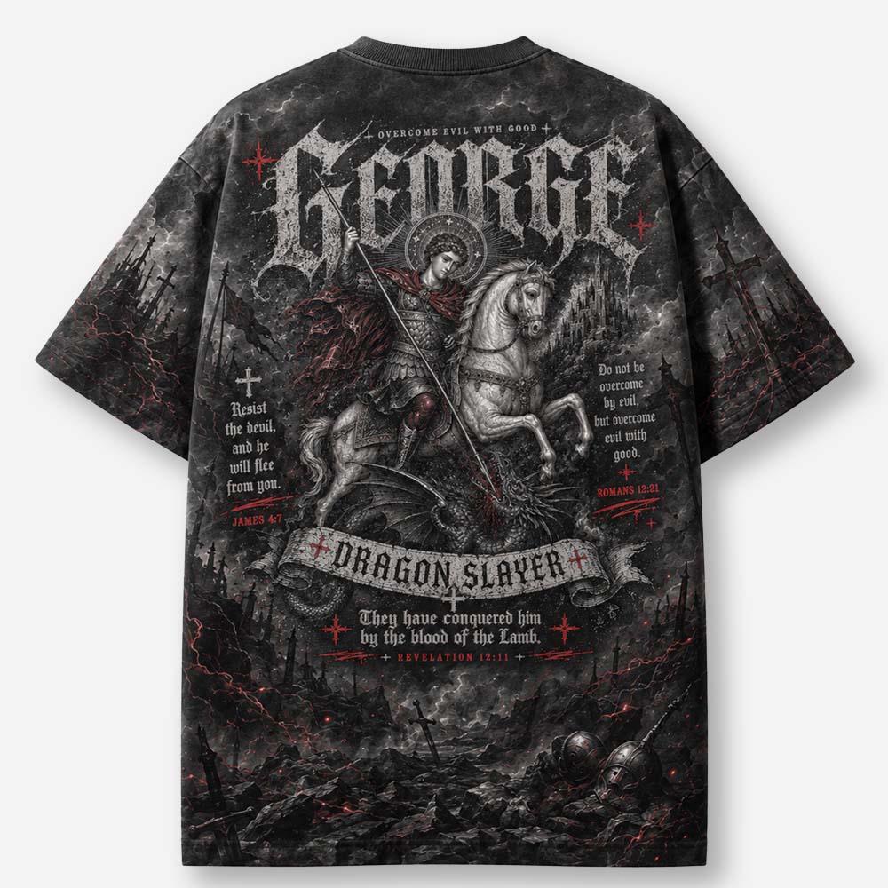 Dragon Slayer Eco Oversized Graphic Tees · GRS Certified