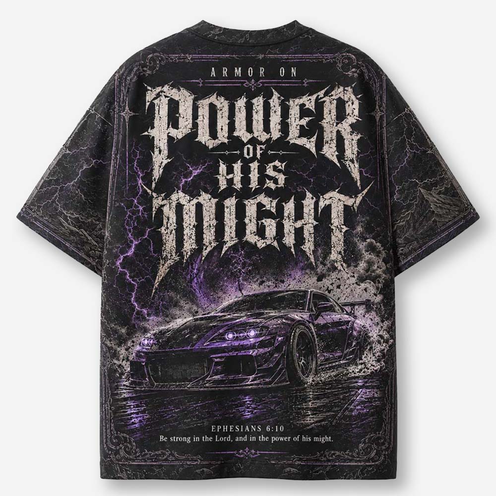 Power Drive Eco Oversized Graphic Tees · GRS Certified