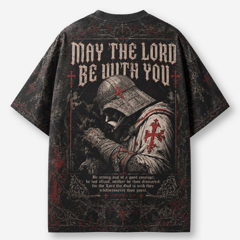 Courage Knight Eco Oversized Graphic Tees · GRS Certified