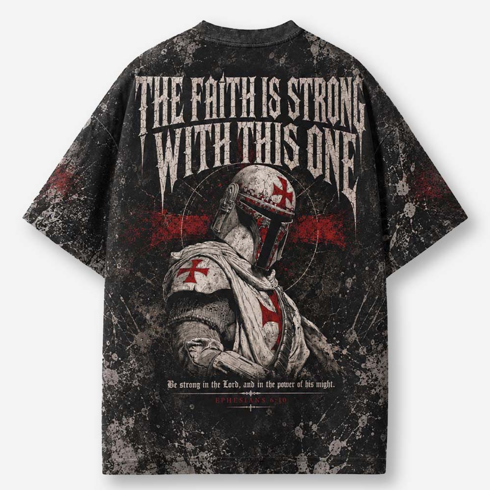 Shield Knight Eco Oversized Graphic Tees · GRS Certified