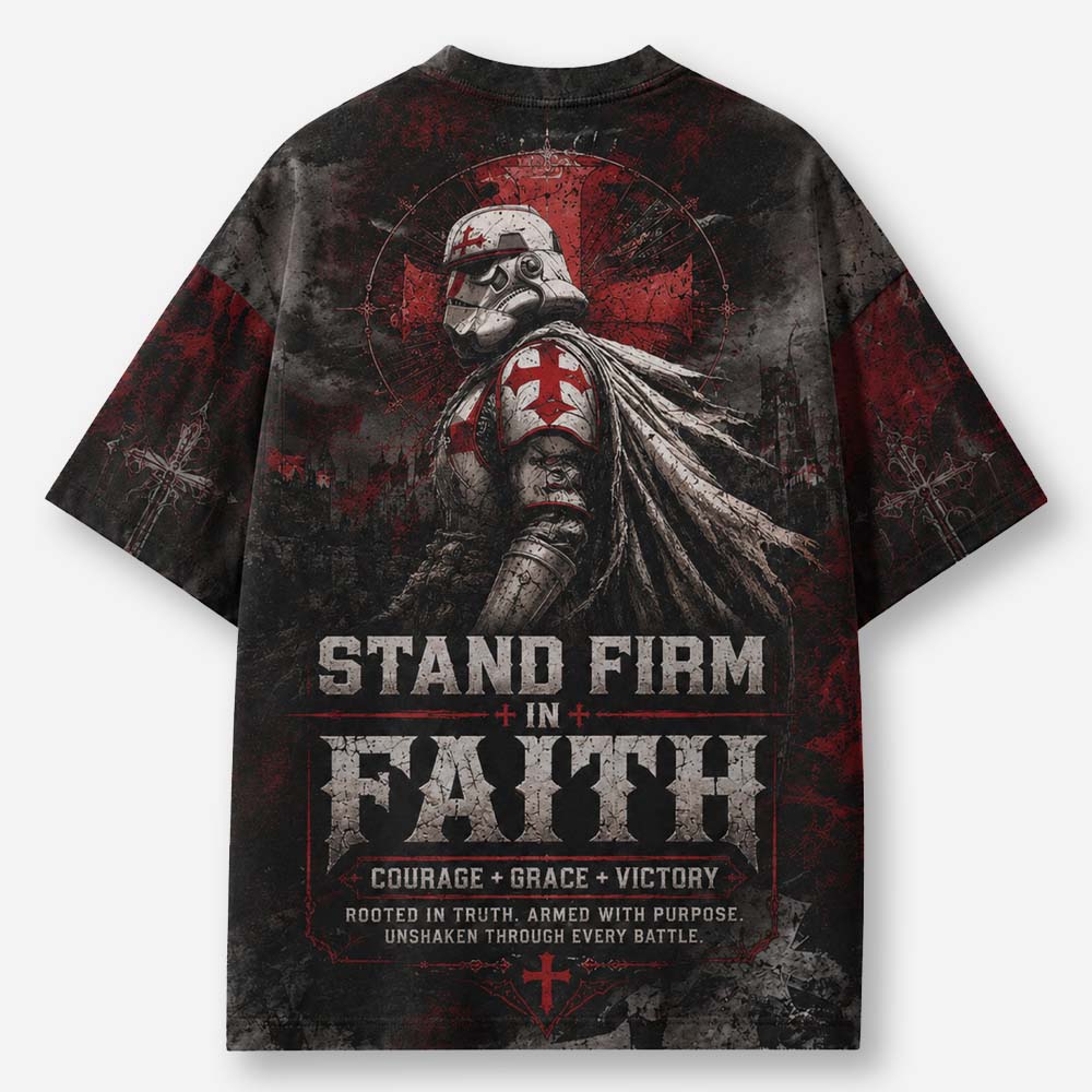 Armored Eco Oversized Graphic Tees · GRS Certified
