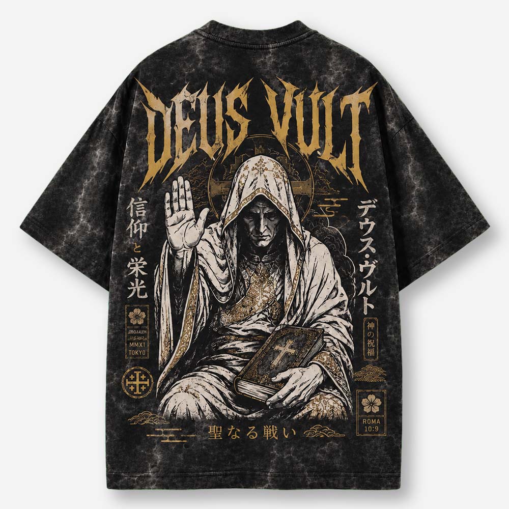 Masked King Eco Oversized Graphic Tees · GRS Certified