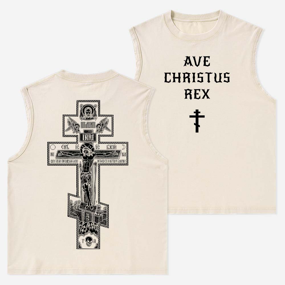 Ornate Relic Vintage Washed Tank Top