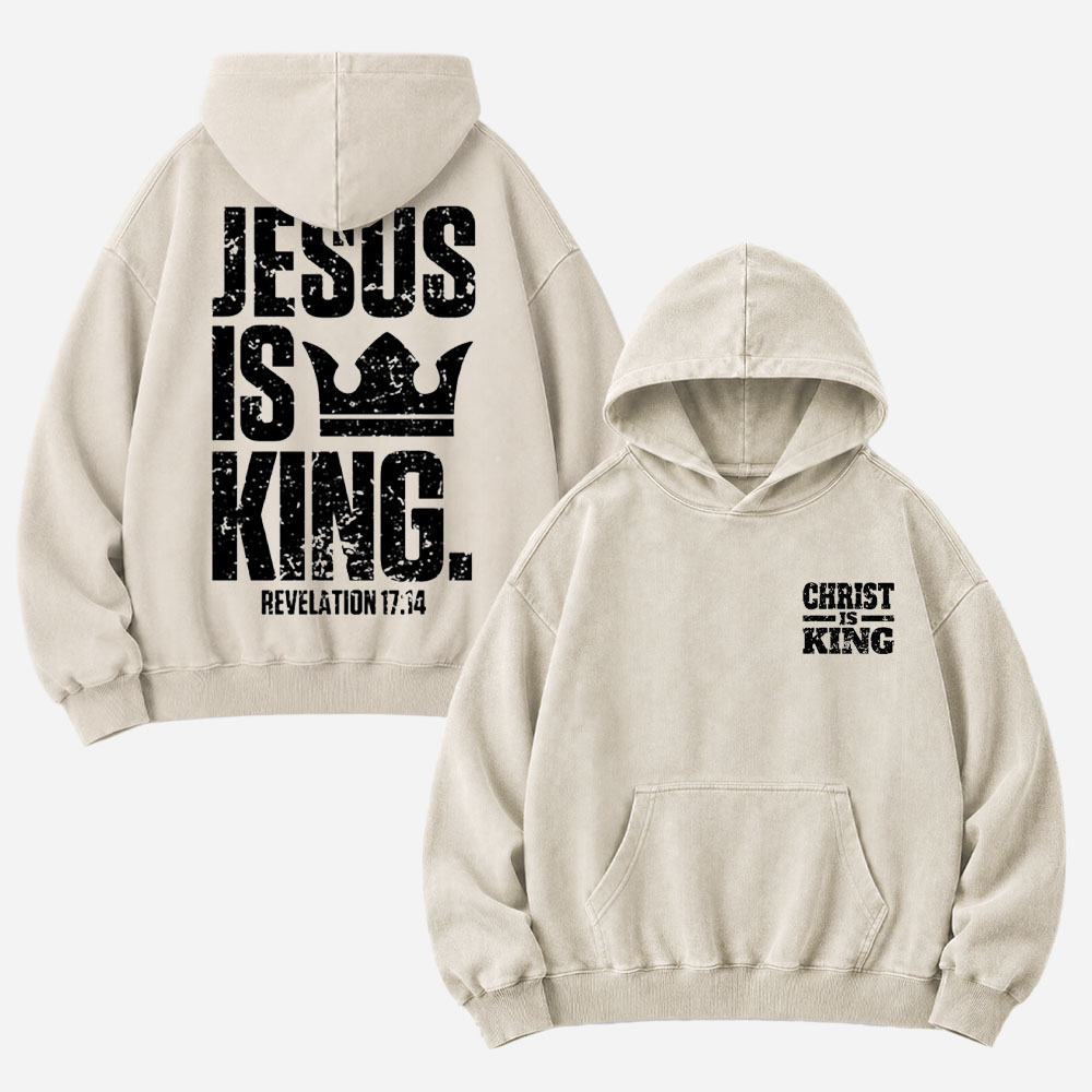 Crown Statement Vintage Washed Hoodie