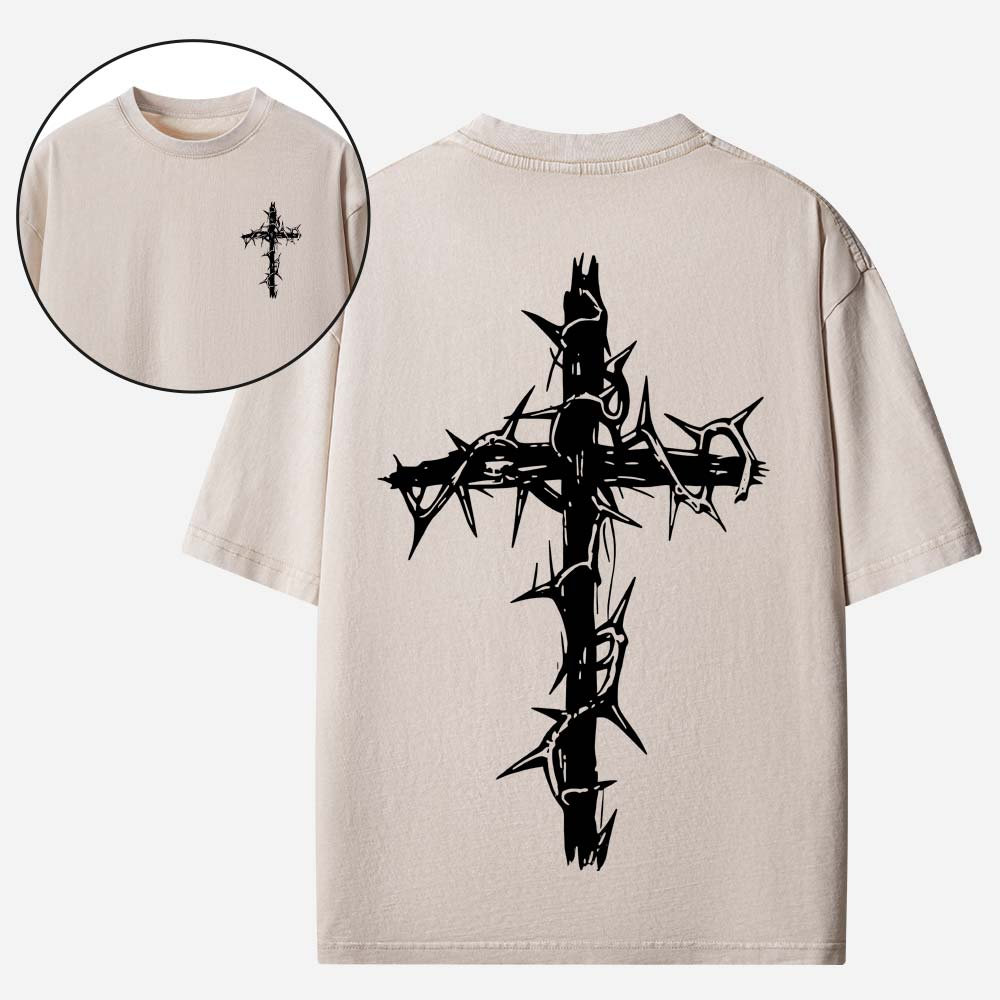 Thorned Emblem Vintage Washed T-Shirt