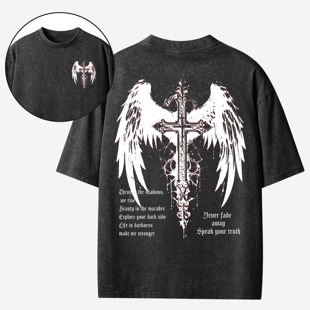 Winged Emblem Vintage Washed T-Shirt