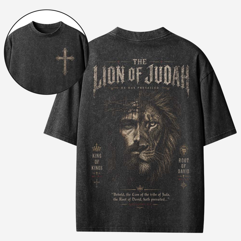 Crowned Lion Vintage Washed T-Shirt