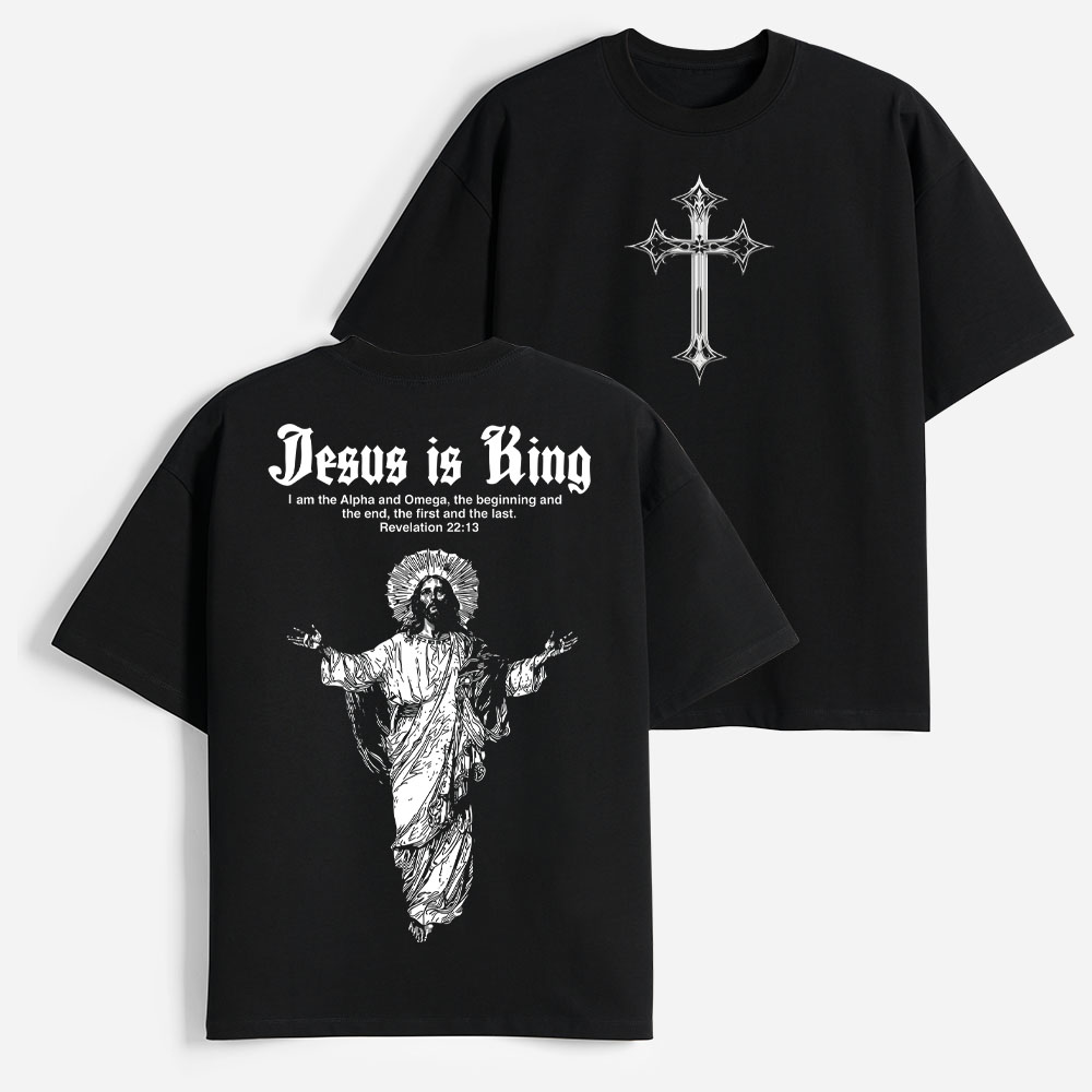 Crown Statement Heavyweight Cotton Graphic T-Shirt