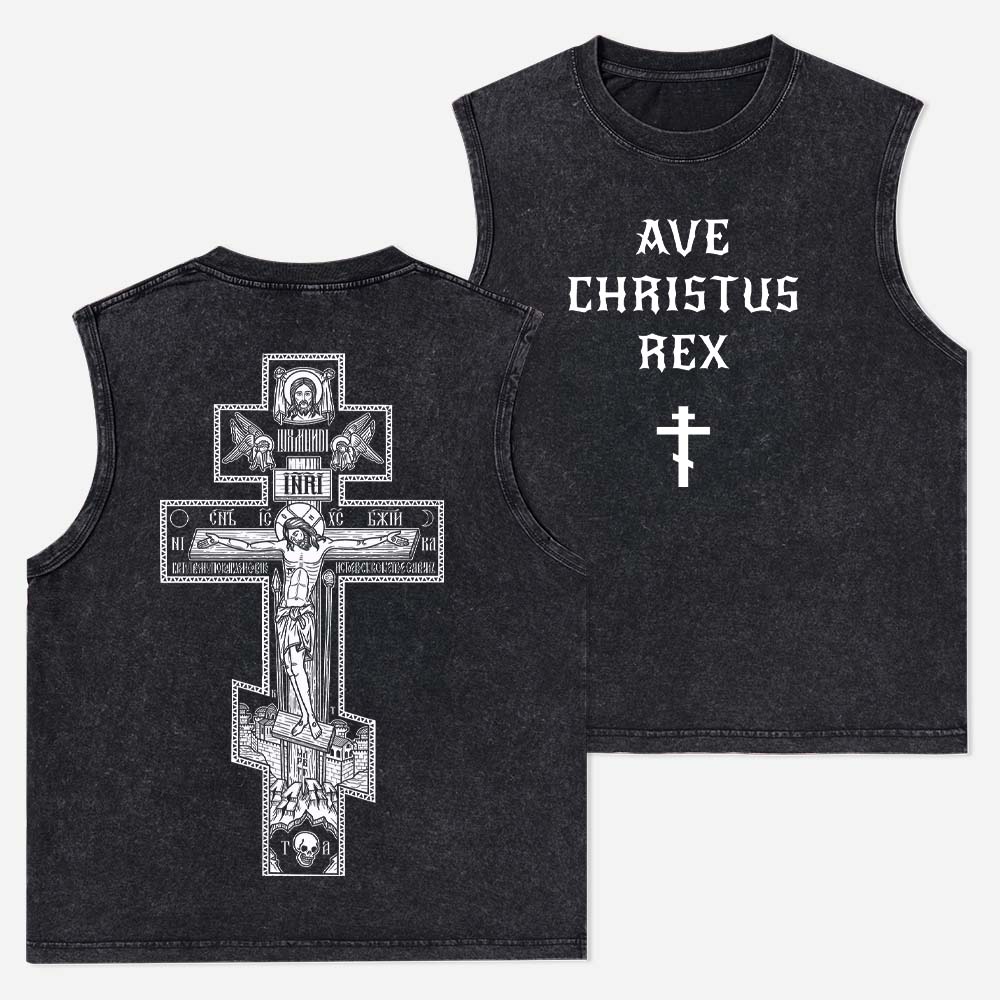 Ornate Relic Vintage Washed Tank Top