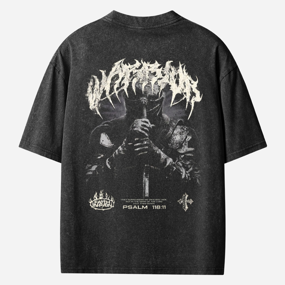 Warfare Knight Vintage Washed T-Shirt